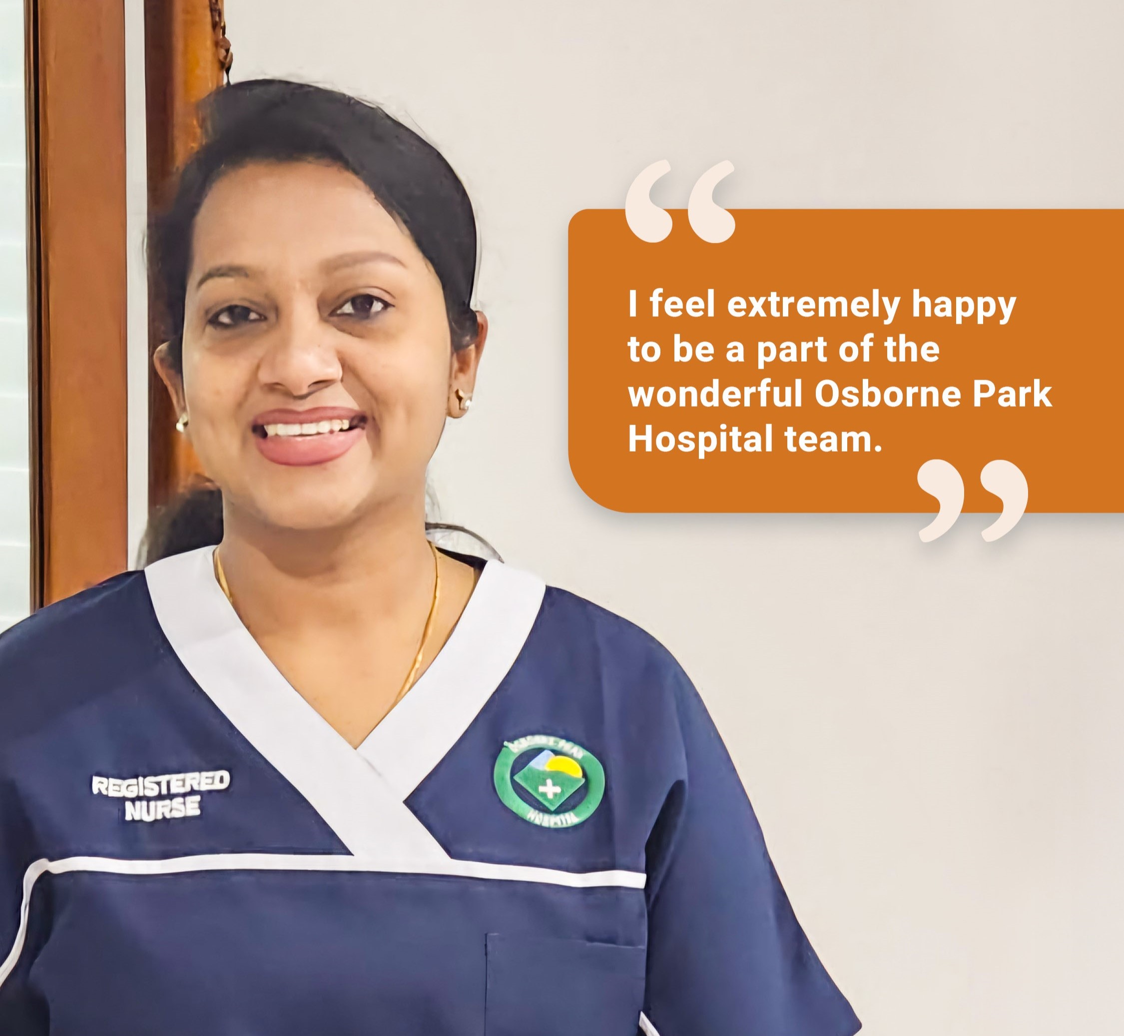 Osborne Park Hospitals clinical nurse Elgi