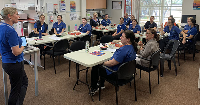Osborne Park Hospital's occupational therapists sharing their learnings during Occupational Therapy Week 2020.