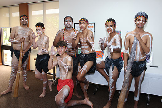 The Wesley College Moorditj Mob showcasing their culture and heritage