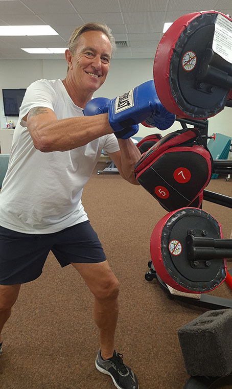 Non-contact boxing is a hit with patients at the OPH Parkinson's Clinic.