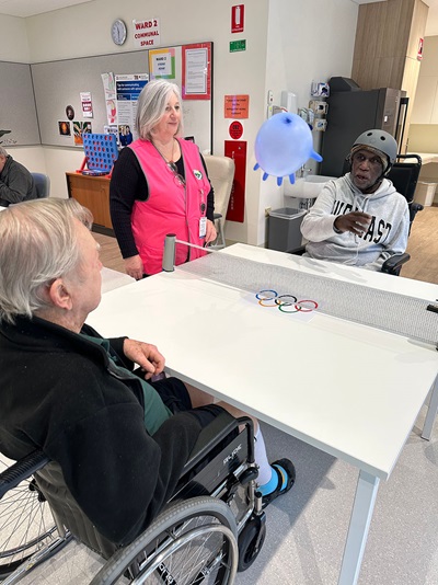 Volunteer in the Stroke Ward