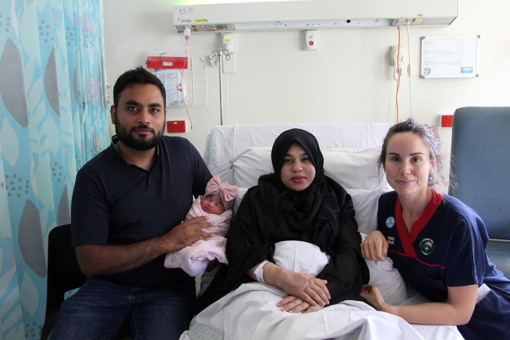 Osborne Park Hospital and King Edward Memorial Hospital welcomed some of the first babies born in Australia for 2026.
